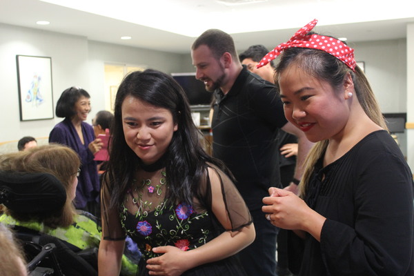 Photo Coverage: Tony Recipient Baayork Lee Takes Her NAAP Chorus to the Actors Fund Home Image