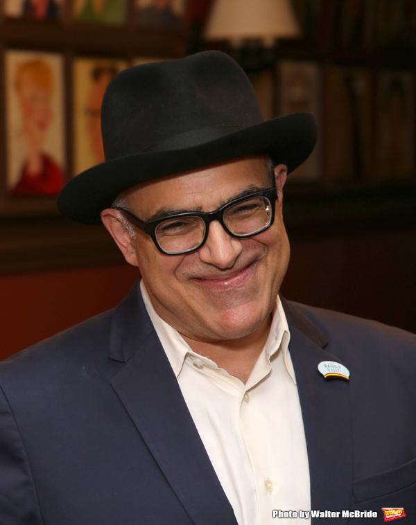 Photo Coverage: LuPone, Lenk, and Butz Help Celebrate the Unveiling of David Yazbek's Portrait at Sardi's Image