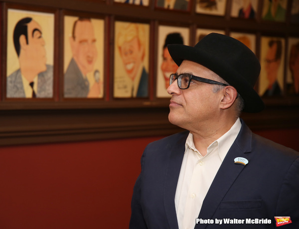 Photo Coverage: LuPone, Lenk, and Butz Help Celebrate the Unveiling of David Yazbek's Portrait at Sardi's Image