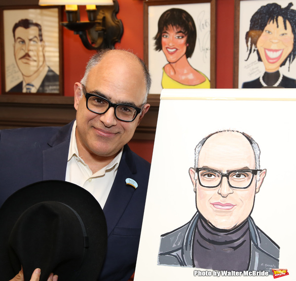 Photo Coverage: LuPone, Lenk, and Butz Help Celebrate the Unveiling of David Yazbek's Portrait at Sardi's Image