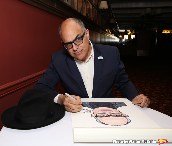 Photo Coverage: LuPone, Lenk, and Butz Help Celebrate the Unveiling of David Yazbek's Portrait at Sardi's Image