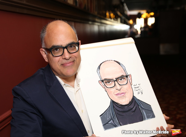 Photo Coverage: LuPone, Lenk, and Butz Help Celebrate the Unveiling of David Yazbek's Portrait at Sardi's Image