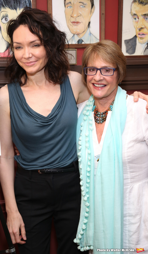 Photo Coverage: LuPone, Lenk, and Butz Help Celebrate the Unveiling of David Yazbek's Portrait at Sardi's Image