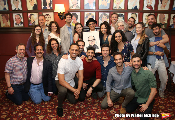 Photo Coverage: LuPone, Lenk, and Butz Help Celebrate the Unveiling of David Yazbek's Portrait at Sardi's Image