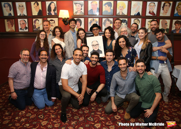 Photo Coverage: LuPone, Lenk, and Butz Help Celebrate the Unveiling of David Yazbek's Portrait at Sardi's Image