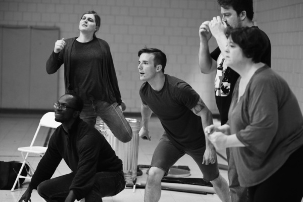 Photo Flash: In Rehearsal with Throughline Theatre's UBU ROI  Image