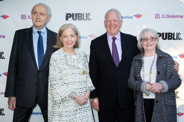 Leonard Tow, Susan Solomon, Peter J. Solomon, and guest Photo