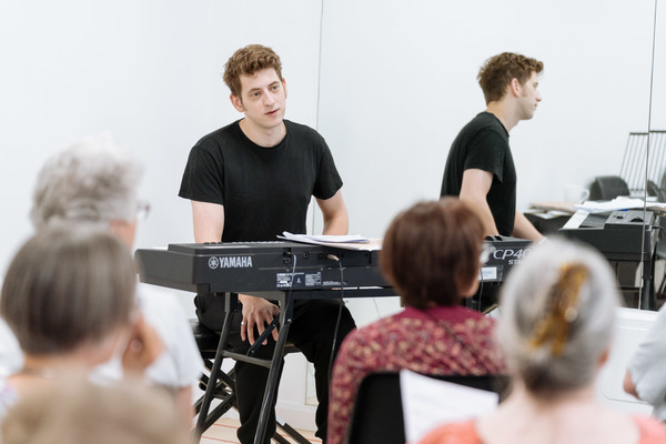 Photo Flash: Inside Rehearsal for World Premiere of Alan Bennett's ALLELUJAH!  Image