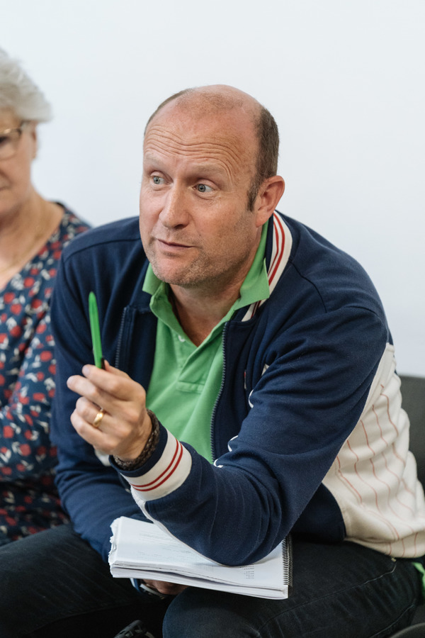 Photo Flash: Inside Rehearsal for World Premiere of Alan Bennett's ALLELUJAH!  Image