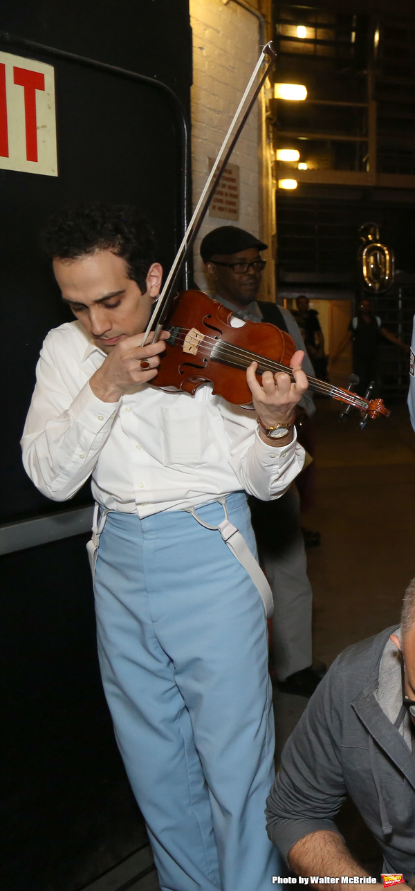 Photo Coverage: THE BAND'S VISIT Celebrates Tony Wins With Post-Show Jam Outside the Theatre Image