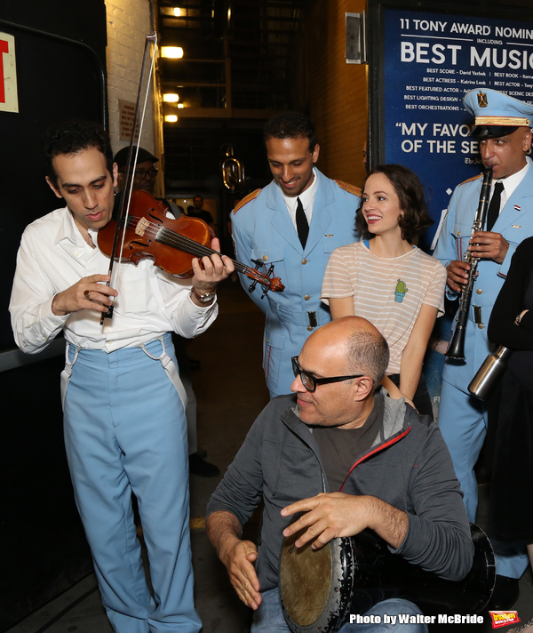 Photo Coverage: THE BAND'S VISIT Celebrates Tony Wins With Post-Show Jam Outside the Theatre Image
