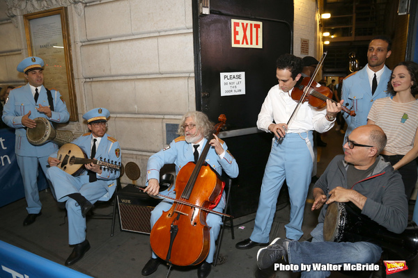 Photo Coverage: THE BAND'S VISIT Celebrates Tony Wins With Post-Show Jam Outside the Theatre Image