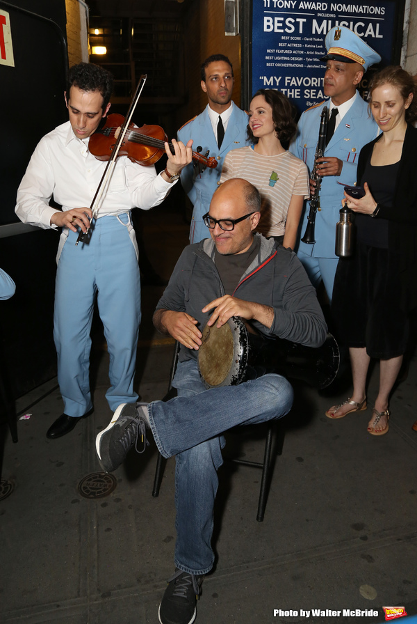 Photo Coverage: THE BAND'S VISIT Celebrates Tony Wins With Post-Show Jam Outside the Theatre Image