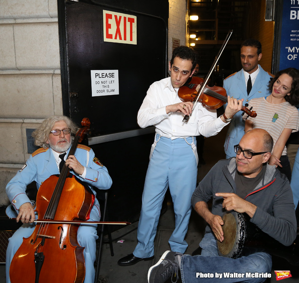Photo Coverage: THE BAND'S VISIT Celebrates Tony Wins With Post-Show Jam Outside the Theatre Image