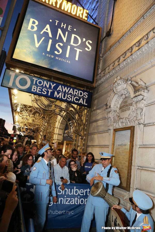 Photo Coverage: THE BAND'S VISIT Celebrates Tony Wins With Post-Show Jam Outside the Theatre Image