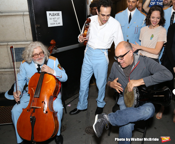 Photo Coverage: THE BAND'S VISIT Celebrates Tony Wins With Post-Show Jam Outside the Theatre Image