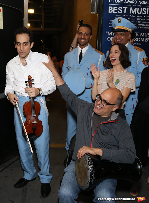 Photo Coverage: THE BAND'S VISIT Celebrates Tony Wins With Post-Show Jam Outside the Theatre Image