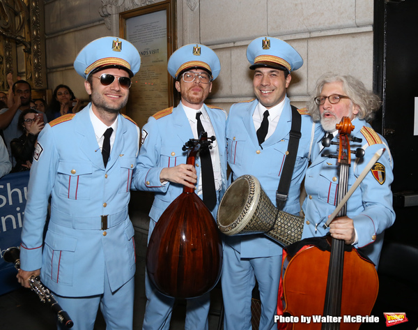 Photo Coverage: THE BAND'S VISIT Celebrates Tony Wins With Post-Show Jam Outside the Theatre Image