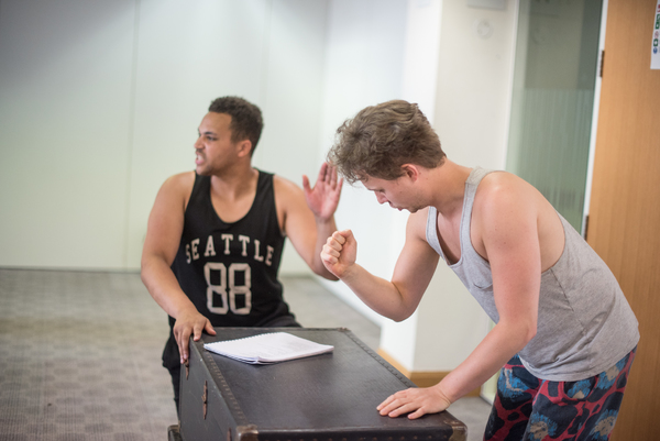 Photo Flash: Inside Rehearsal For Shakespeare in the Squares' AS YOU LIKE IT 