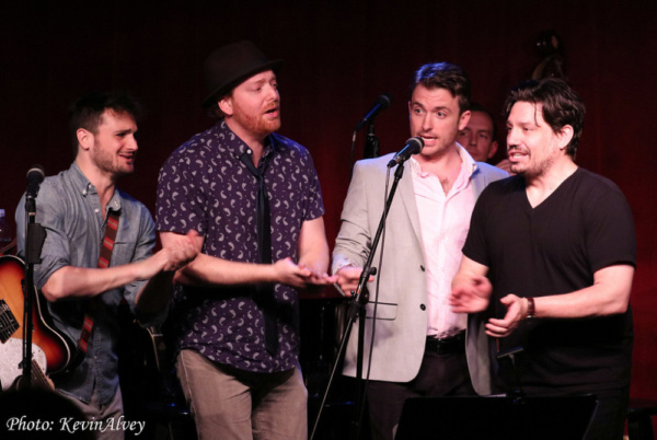 Photo Flash: MILLION DOLLAR QUARTET Cast Members Reunite at Birdland Image