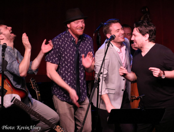 Photo Flash: MILLION DOLLAR QUARTET Cast Members Reunite at Birdland Image