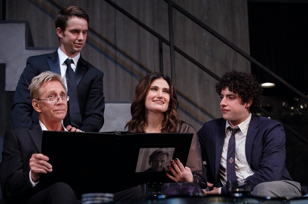 Jack Wetherall, Will Brittain, Idina Menzel and Eli Gelb Photo