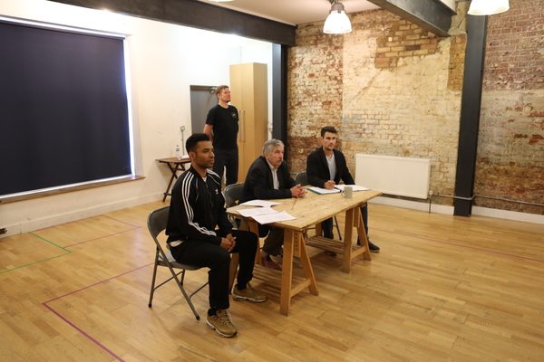 Photo Flash: In Rehearsal with Southwark Playhouse's FOR KING AND COUNTRY Image