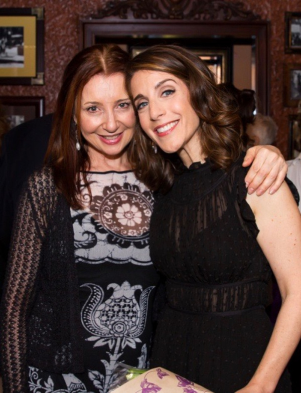 Rachel Ulanet with her pal and fellow thespian, Donna Murphy, after the show.
Photo:  Photo