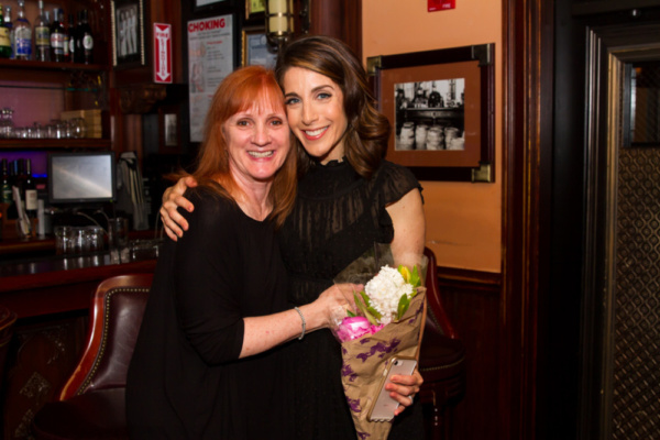 Rachel Ulanet with pal and fellow thespian, Terri Klausner
Photo: Takako Harkness Photo