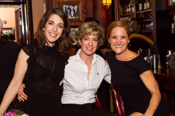 Rachel Ulanet with Alix Strauss and Lisa Wachtell, all Stage Door Manor alums. 
Photo Photo