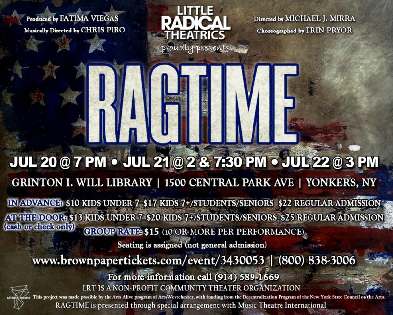 Sneak Peak of RAGTIME at Little Radicals Theatrics 