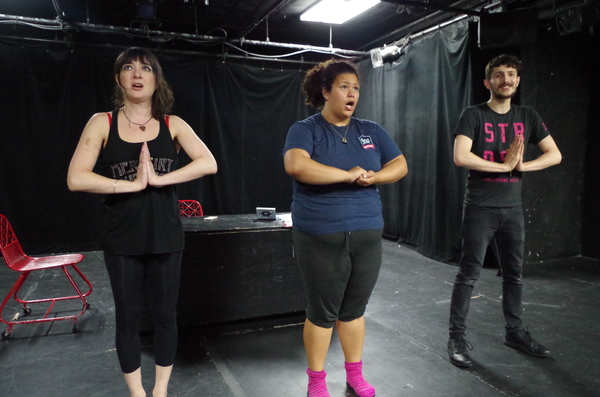 Photo Flash: In Rehearsal with GOD SAVE QUEEN PAM at Players Theatre Image