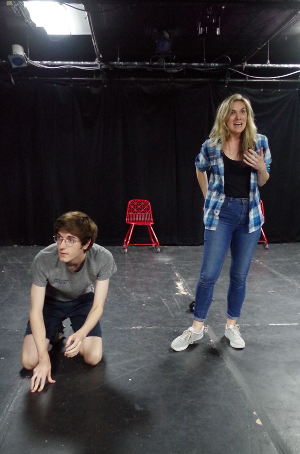 Photo Flash: In Rehearsal with GOD SAVE QUEEN PAM at Players Theatre 