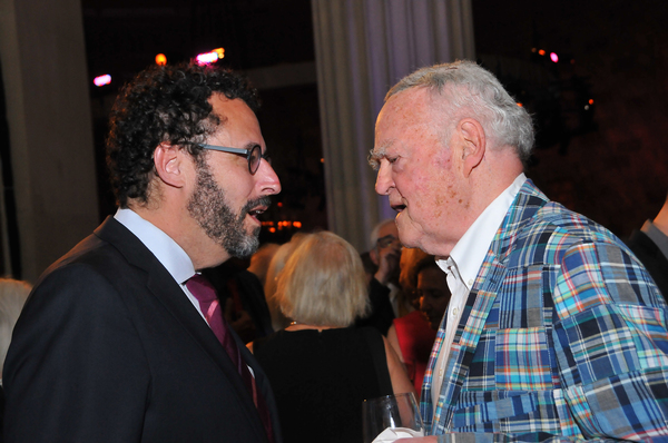 Tony Kushner and TDF founder and former chairman, Stephen Benedict Photo