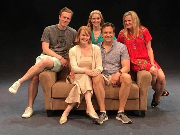 Kate Baldwin with the Cast of CHURCH AND STATE Photo