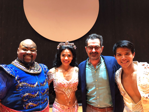 Photo Flash: ALADDIN on Broadway Makes Way for Some Exciting Celebrity Visitors! Image