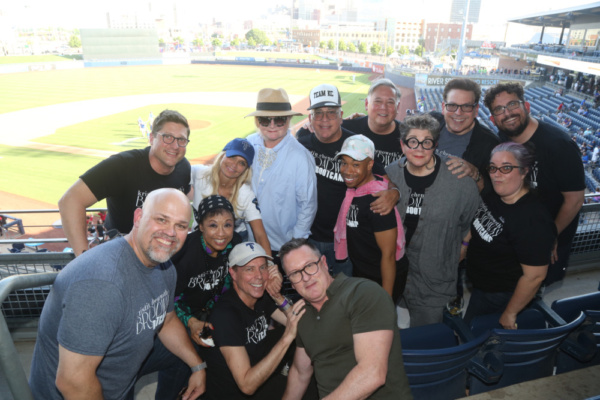 Kristin Chenoweth and the 2018 Boot Camp Staff at ONEOK Field. Photo