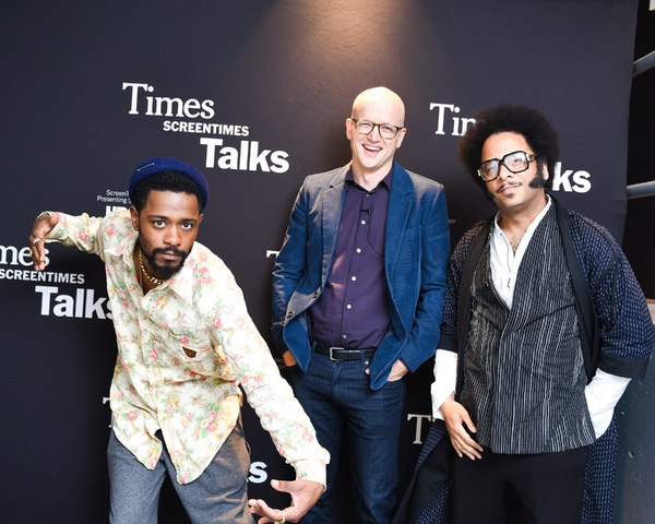 Photo Flash: Boots Riley and Lakeith Stanfield Discuss New Film “Sorry to Bother You” with The Times's Logan Hill Image