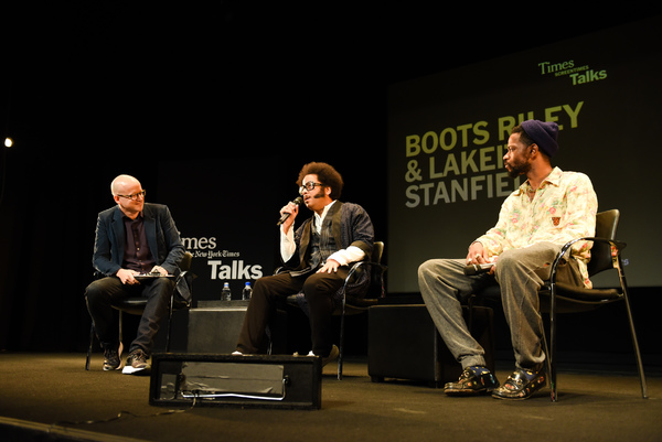 Photo Flash: Boots Riley and Lakeith Stanfield Discuss New Film “Sorry to Bother You” with The Times's Logan Hill Image
