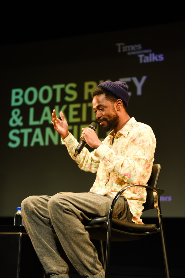 Photo Flash: Boots Riley and Lakeith Stanfield Discuss New Film “Sorry to Bother You” with The Times's Logan Hill Image