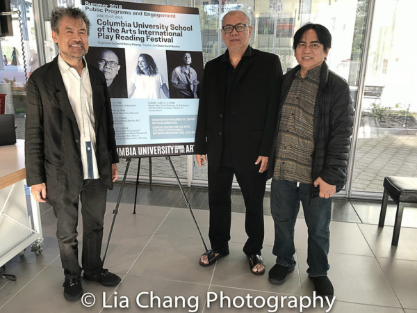 David Henry Hwang, N. Riantiarno and Corin Asmara.  Photo