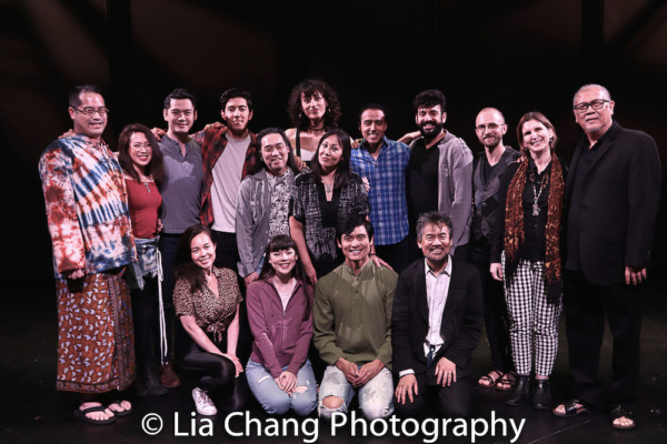 Sitting: Katie Lee Hill, Megan Masako Haley, Paolo Montalban, David Henry Hwang. Stan Photo