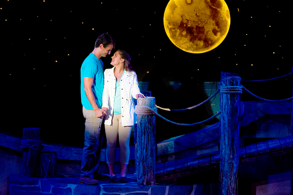 Nick Walker Jones (Sky) and Malia Monk (Sophie) in MAMMA MIA! now playing at Theatre  Photo