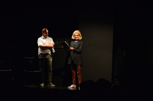 Scott Elliott and Carla Hoke-Miller, Director of Theatre Programs and Partnerships at Photo