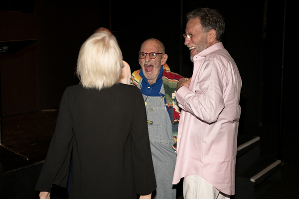 Larry Kramer and guests Photo