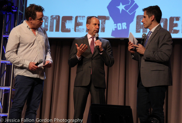 James Wesley and Seth Rudetsky with David Hansell, Commissioner of the NYC Administra Photo