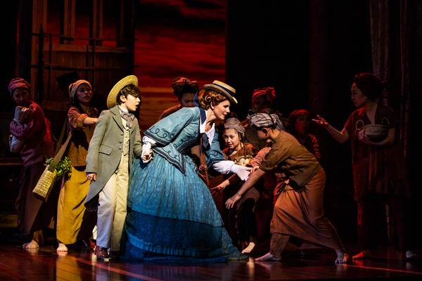 Photo Flash: First Look at Kelli O'Hara and Ken Watanabe in Action in West End's THE KING AND I Image
