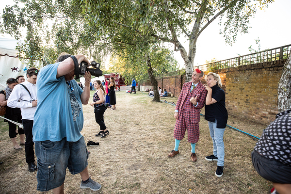 Photo Flash: Jennifer Saunders, Anna Friel and More Visit MY BEAUTIFUL CIRCUS Image
