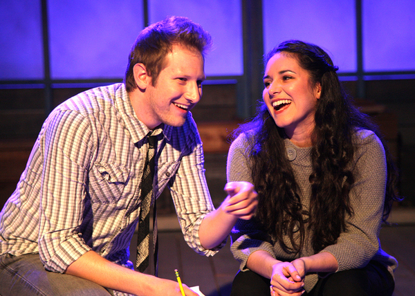 Jared Price as Will Bloom and Monika PeÃ±a as Josephine in the regional premiere of Photo