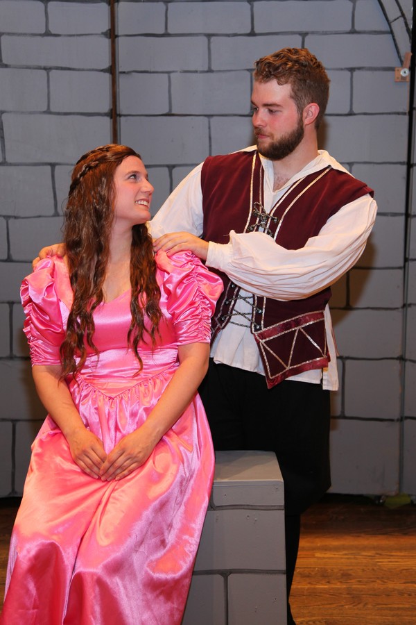 Rebecca Schelgel (seated) and Ian Wallace as Lady Larken and Sir Harry Photo